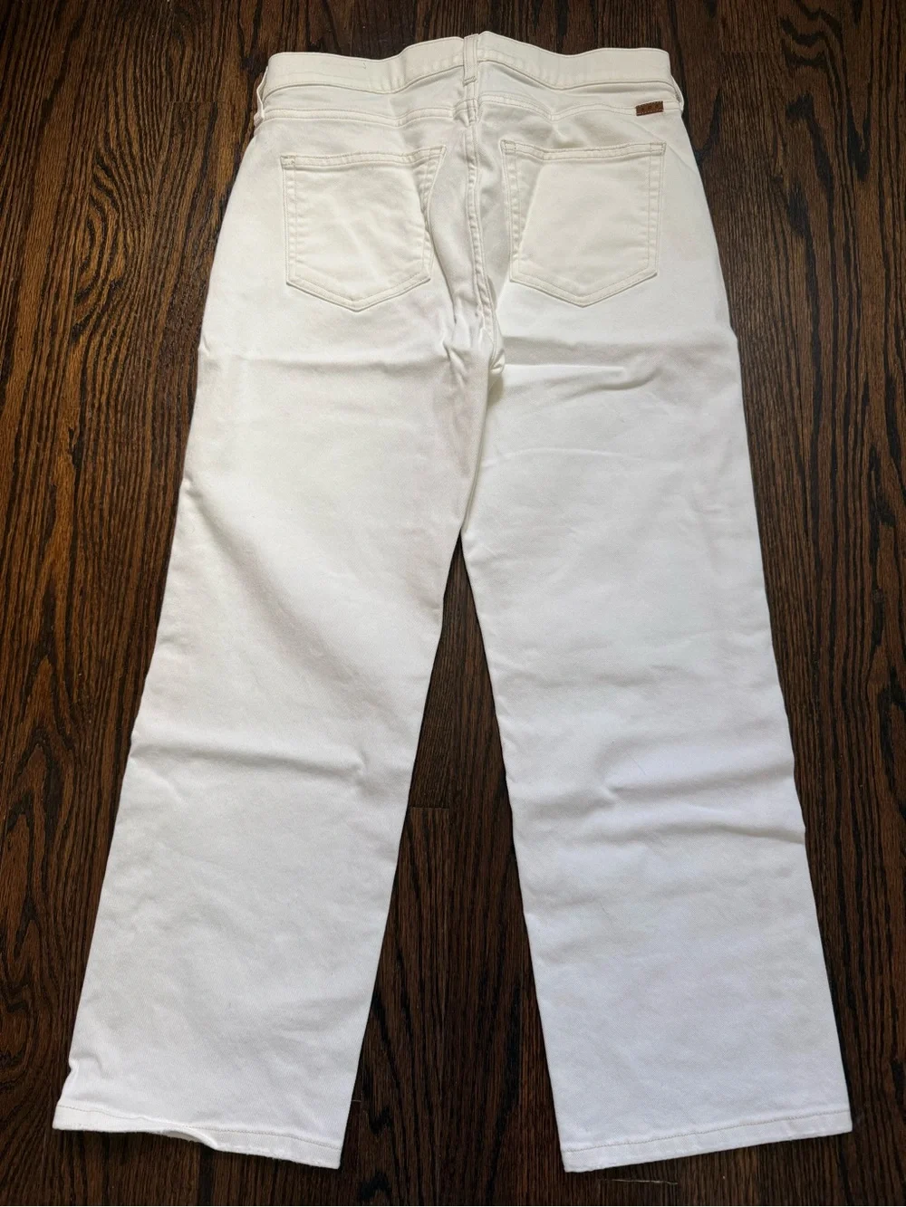 AYR Off-White Straight-Leg Jeans - Picture 2 of 6